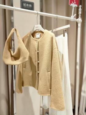 【门店同款】ENJOY冬季“暖冬软糖”手提包短款大衣 166296147