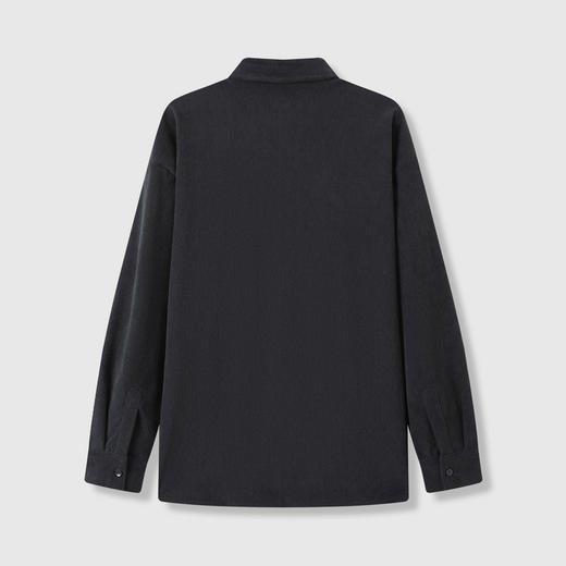 GXG男装25秋季简约翻领肌理感宽松外套潮流休闲日常百搭男式夹克K&C 商品图1