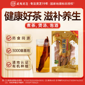 武夷山元生泰赤灵芝片30g/袋有机种植泡水煲汤泡酒料料营养滋补品味微苦