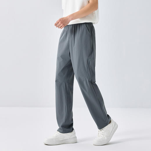 GXG男装25夏季日常简约轻薄透气柔软亲肤男式直筒休闲裤K&C 商品图9