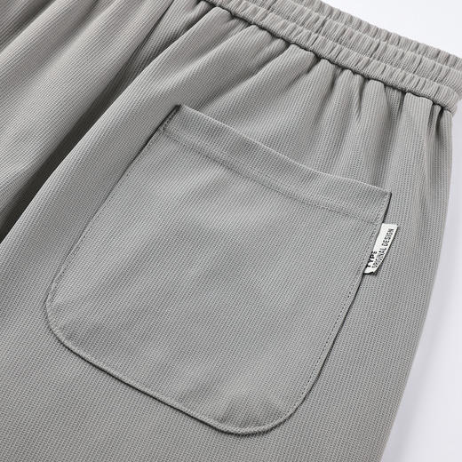 GXG男装【轻薄透气】25夏季时尚松紧垂顺亲肤宽松直筒男式休闲裤K&C 商品图9