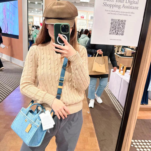 裁缝学苑AH39迷你牛仔托特单包纸样手提包斜挎包打版裁剪图 商品图6