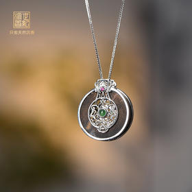 天然芽庄白奇楠包金香囊 沉水级（内含奇楠肉料） SP11353+4439