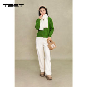 冬上新短款小香风针织开衫1254161