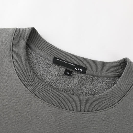 GXG男装【宇宙穿梭】冬季时尚印花男士圆领百搭长袖卫衣K&C 商品图5