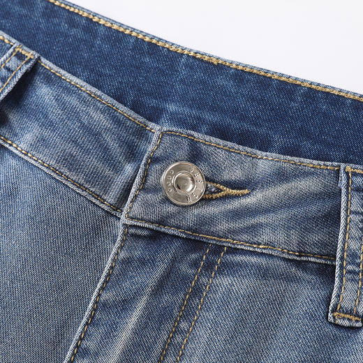 GXG男装【含莱赛尔】25夏季经典水洗凉感透气锥型版男式牛仔长裤K&C 商品图7