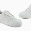 EMPORIO ARMANI 阿玛尼 男士EA徽标皮革休闲运动鞋 白色 EM003670 AF19554 U0011 商品缩略图5