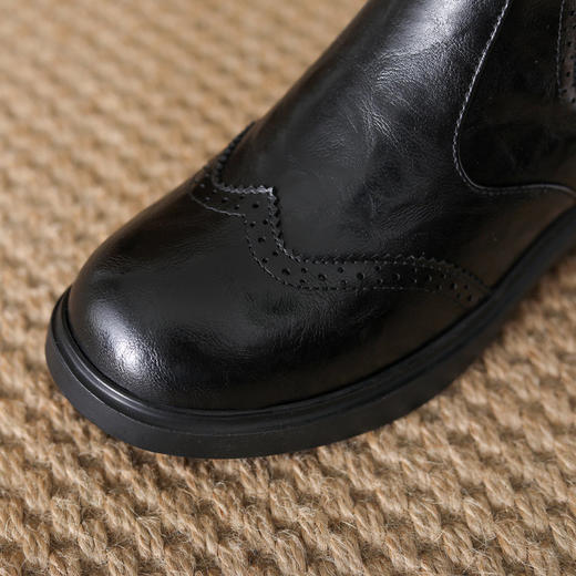 凯撒KS3805 复古圆头马丁短靴 商品图5