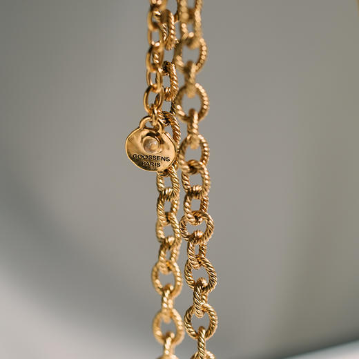 北京仓｜Goossens Paris-RAINBOW CABOCHONS-彩虹色 岩石水晶 长项链［法国设计师］ 商品图4