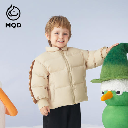 【秒】【MQD】男小童冬季亲肤柔软三防立体立领羽绒服 商品图0