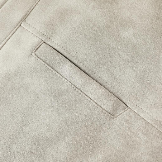 【麂皮绒】GXG男装25秋季日常通勤宽松休闲男式外套翻领夹克K&C 商品图5