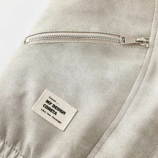 【麂皮绒】GXG男装25秋季日常通勤宽松休闲男式外套翻领夹克K&C 商品图6