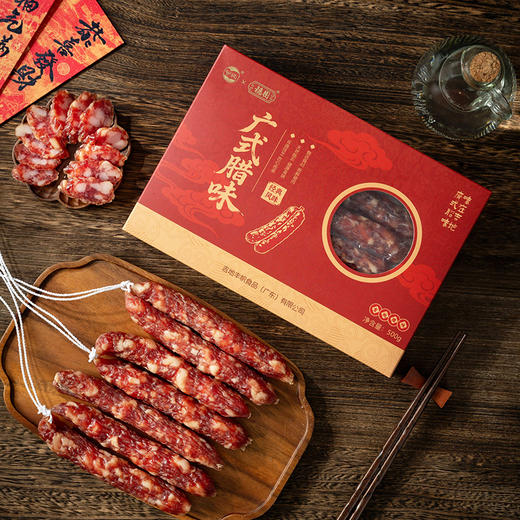 穗园腊肠（经典广式）500g/盒 商品图2