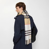 BURBERRY 巴宝莉 中性马术骑士徽标对比感格纹羊绒围巾 格子 8113922 A2021 商品缩略图7