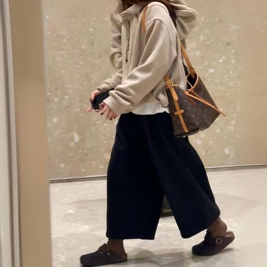 BeauMuse复古毛呢八分裤｜保暖刚需 ！软而有型不易皱~自带高级慵懒感 ，通勤神裤！一裤解锁N种高级感穿搭！ 商品图2