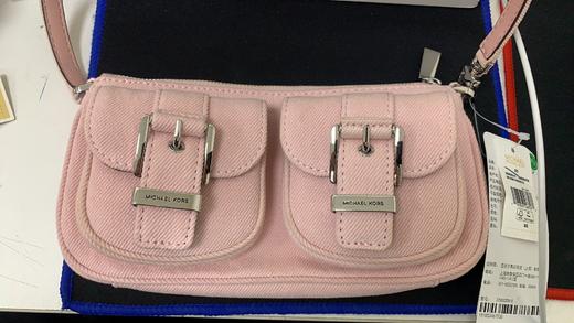 197853467538 迈克高仕MICHAEL KORS Michael Kors Zoe 小号水洗牛仔布手拿包【22*6*11cm】 商品图4