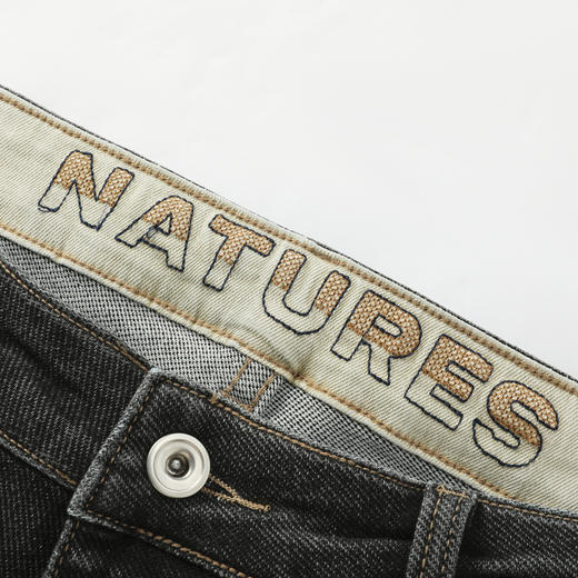 GXG男装25秋季复古简约经典日常通勤牛仔裤舒适亲肤男式直筒裤K&C 商品图10