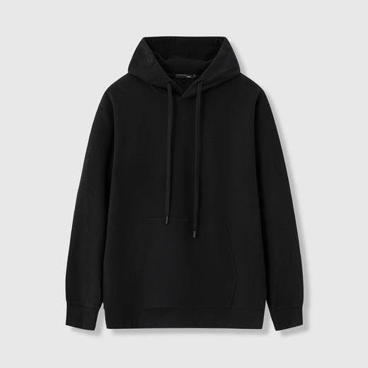 GXG男装25秋季时尚抽绳运动休闲纯色简约日常通勤男式连帽卫衣K&C 商品图6