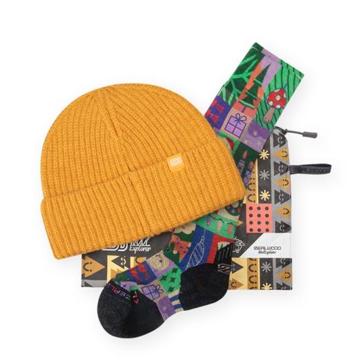 赛乐跑步组合套装美丽诺羊毛新年礼物组合圣诞元旦春节跑友礼包袜 商品图5