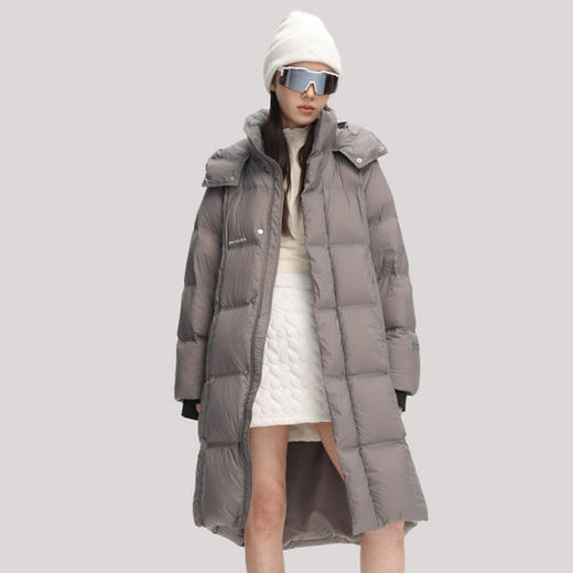 【19060】黑金系列女士长款羽绒服 商品图4