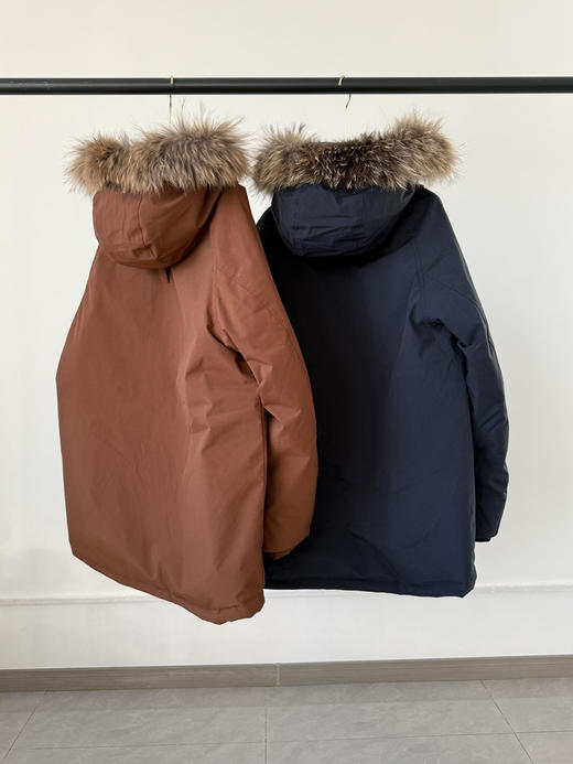 【秒杀价已调 直接拍】HAZZYS 哈吉斯 张晚意同款 毛毛领 中长 工装羽绒服 商品图8