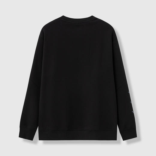 GXG男装【含莱赛尔】25秋季日常通勤简约纯色时尚男式圆领卫衣K&C 商品图3