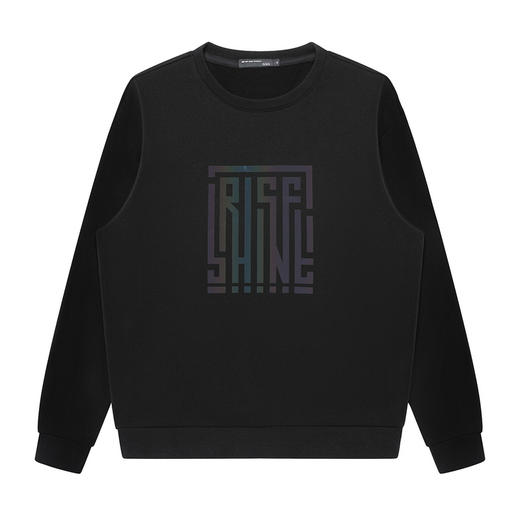 GXG男装【七彩印花】秋季时尚字母男款圆领休闲长袖卫衣K&C 商品图3