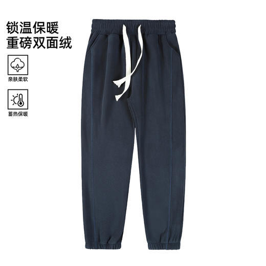 新热卖！ 诗班雅【奥利绒复合北极绒休闲裤】双面绒 男女同款 加厚保暖 束脚  防寒保暖 4色可选 SBY-XRB2525R 商品图9
