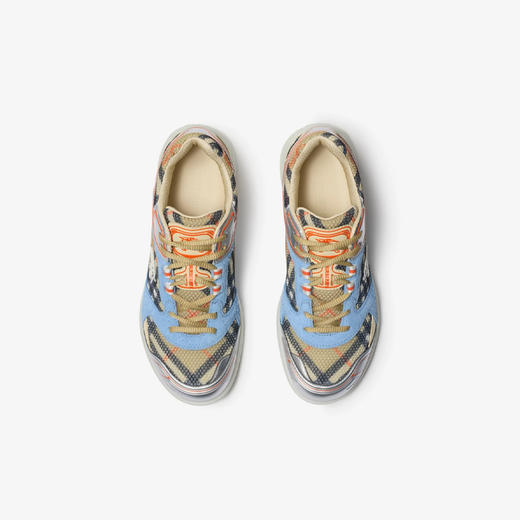 BURBERRY 巴宝莉 男士马术骑士徽标格纹 Matrix 活力休闲运动鞋 混色 8111731 B9368 商品图3