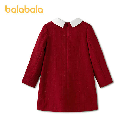 【商场同款】巴拉巴拉童装儿童连衣裙女童2026新款春装新年小香风 商品图2