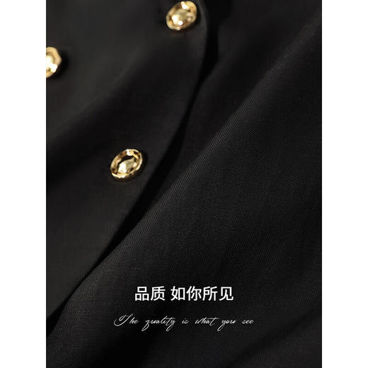 COCOBELLA静奢风商务通勤西装外套女中长款西服附腰带SC7019 商品图3