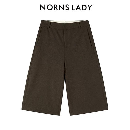 NORNS LADY诺恩 高腰垂感阔腿裤女宽松显瘦休闲西装裤 T25KK18891-12.16直播 商品图2