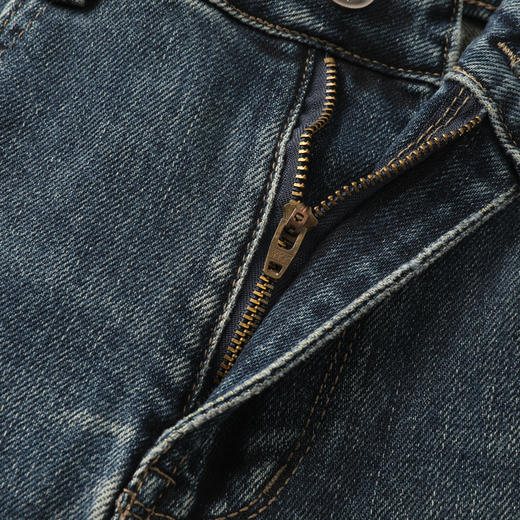 GXG男装25秋季时尚百搭日常通勤复古水洗弹力舒适男士锥形牛仔裤K&C 商品图10