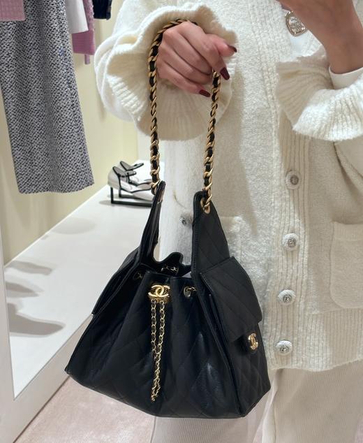 香奈儿 25c 嬉皮包 hobo 小颗粒 球纹 牛皮 小号/中号（LZ） 商品图5