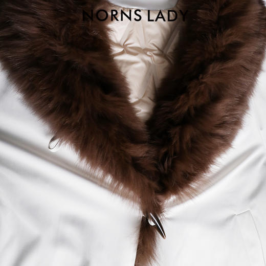 NORNS LADY诺恩 冬季毛领加厚保暖外套时尚皮毛一体 H25WK90977-12.16直播 商品图4