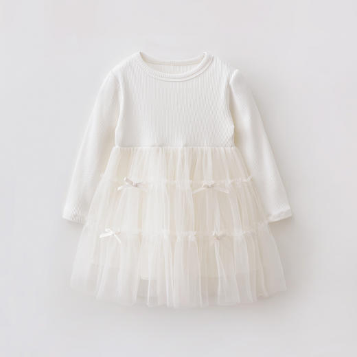 马克珍妮蓬蓬灵动女童甜美网纱裙 宝宝裙子连衣裙春装新款560135 商品图3