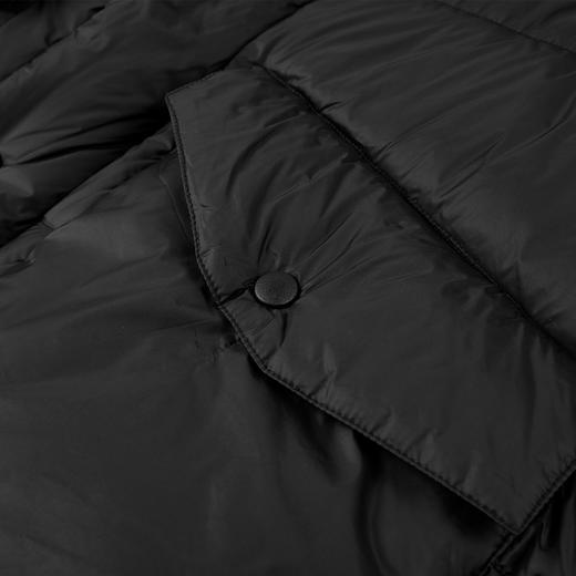 NPC潮牌厚板字母印花90%白鸭绒pu皮翻领羽绒服男保暖轻盈NP49DJ19 商品图3