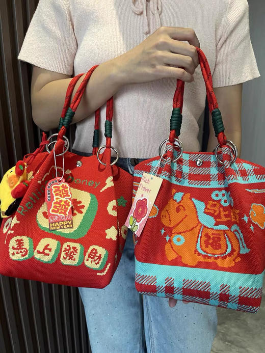 新年必备【马年手提招财包】新的一年，必备好运连连 商品图7