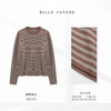 Bella Futura 云裳霓羽 · 经典德国杨子精纺羊毛miu系风条纹针织衫 商品缩略图3