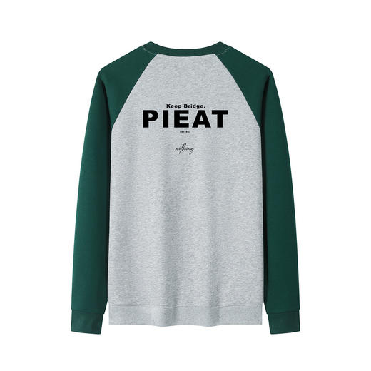 GXG男装25春季时尚潮流撞色拼接百搭休闲男式圆领卫衣K&C 商品图3