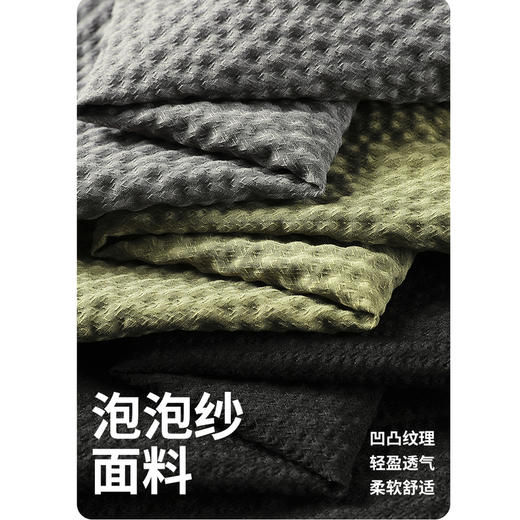 GXG男装25夏季日系工装时尚抽绳松紧腰轻薄休闲直筒男式五分短裤K&C 商品图7