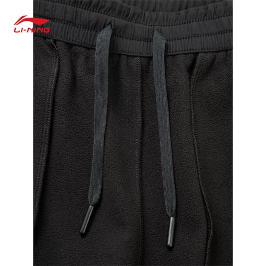 李宁女子束脚加绒保暖针织运动裤AKYV114 商品图9