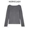 小莎内搭 | NORNS LADY诺恩【2件更优惠】纯色圆领毛针织衫提花复古修身打底衫 H25SK59842-12.16直播 商品缩略图2