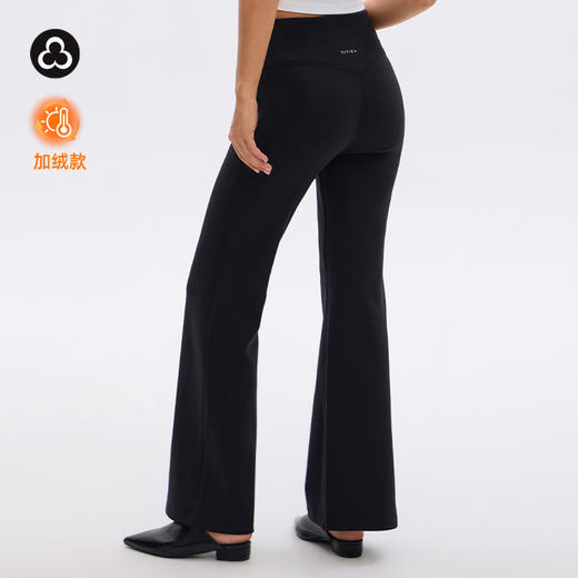 TITIKA喇叭加绒裤秋冬户外保暖瑜伽运动休闲提臀长裤11045 商品图0