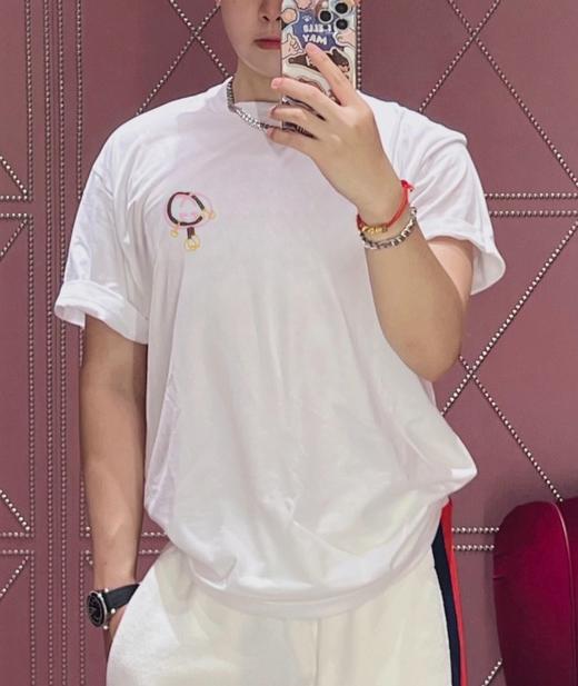 中性款新年刺绣短袖T恤ba012 商品图3