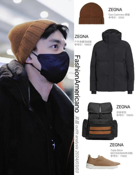 原单杰尼亚Motorin 男士羽绒服121501 商品图7