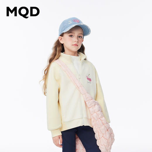【秒】【MQD】女童冬季保暖舒适拼接立领外套 商品图1