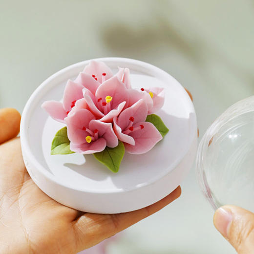 岚屿非遗瓷花手捏花扩香器 3D印花花卉 天然草木精油 持久留香 便携收纳 商品图11