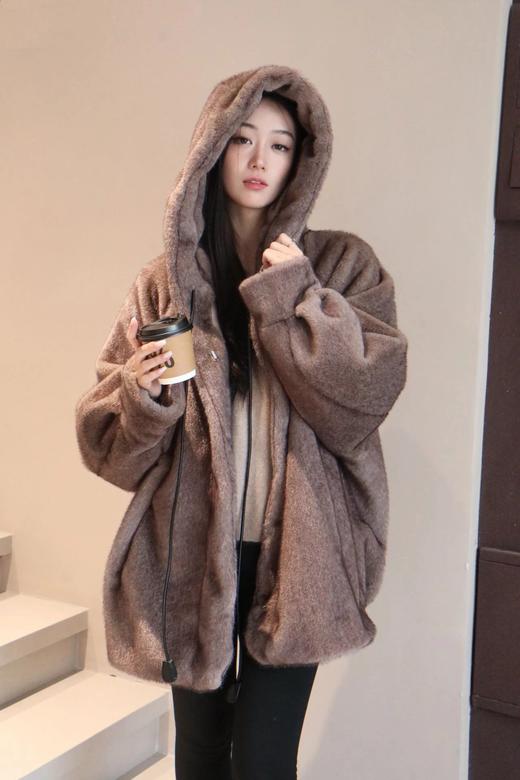 【稀有欧貂绒外套】水貂毛质感高级又贵气，大版型不挑身材不挑体型WD 商品图4