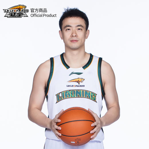 【官方正版】辽宁飞豹男篮｜25/26赛季联盟版白色比赛上衣赵继伟 商品图2